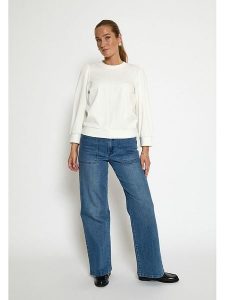 Peppercorn Bluza "Fiola" w kolorze białym rozmiar: XL. Białe bluzy Peppercorn, xl, bez wzorów, z bawełny, bez kaptura. Za 125,56 zł.