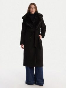 Artigli Płaszcz przejściowy ACCP002929 Czarny Regular Fit. Czarne płaszcze Artigli, bez wzorów, z syntetyku, bez kaptura. Za 799,99 zł.