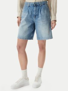 JOOP! Jeans Szorty jeansowe Eike 30102876 Niebieski. Niebieskie szorty Joop! Jeans, bez wzorów, z bawełny. Za 679,99 zł.