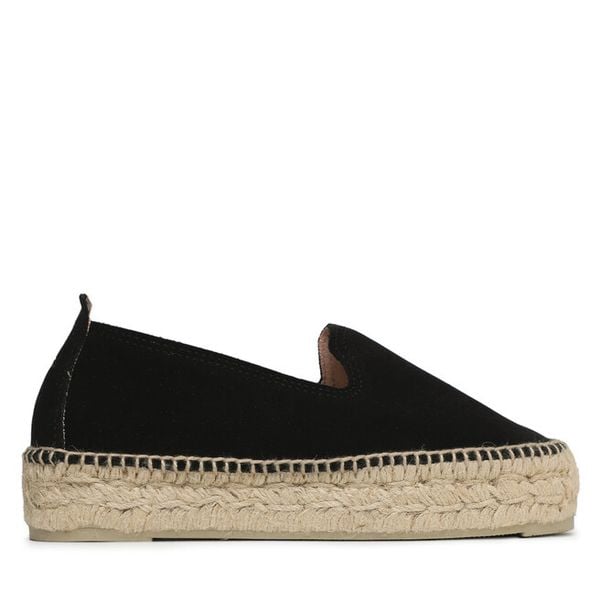 Espadryle Manebi. Czarne espadryle Manebi, bez wzorów, bez obcasa. Za 479,99 zł.