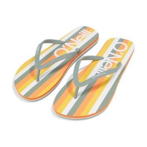 ONeill Japonki O'Neill Profilie Graphic Sandals 92800614016 zielone. Zielone klapki bez wzorów, z materiału, bez obcasa. Za 206,28 zł.