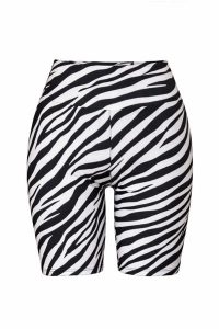 Legginsy sportowe damskie biker DEEP TRIP Zebra. Czarne legginsy DEEP TRIP, bez wzorów, z elastanu, z podwyższonym stanem, długie. Za 229,00 zł.