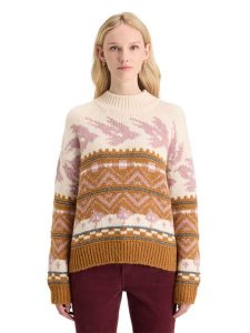 Scotch & Soda Sweter w kolorze karmelowo-jasnoróżowym rozmiar: M. Brązowe swetry oversize Scotch & Soda, m, bez wzorów, z wełny, bez ramiączek. Za 232,78 zł.
