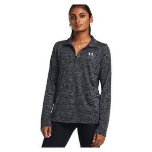 Bluza damska Under Armour UA Tech Twist 1/2 Zip. Czarne bluzy Under Armour, s, bez wzorów, bez kaptura. Za 138,99 zł.