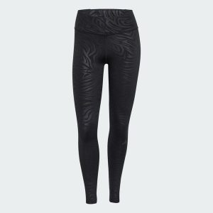 Legginsy z grafiką All Me Essentials. Czarne legginsy ADIDAS, bez wzorów, z dzianiny. Za 239,00 zł.