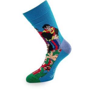 Bawełniane skarpetki Beatles Happy Socks 41-46 dla miłośników muzyki. Skarpetki ZEAGLE, bez wzorów, z bawełny. Za 113,99 zł.