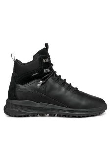 Geox Trapery D Pg1X B Abx D46VRB 08522 C9999 Czarny. Czarne buty zimowe Geox, z materiału, bez obcasa, bez zapięcia. Za 799,99 zł.
