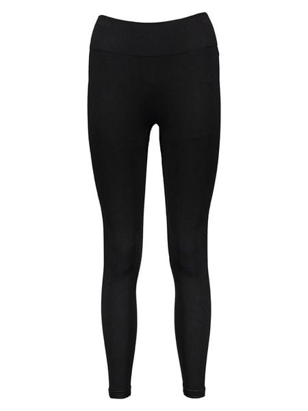 4F Legginsy sportowe w kolorze czarnym rozmiar: M/L. Czarne legginsy 4f, l, bez wzorów, z materiału, z podwyższonym stanem, outdoorowe. Za 87,19 zł.