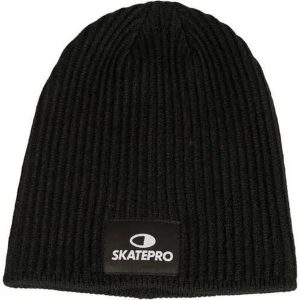 Odzież Beanies unisex SkatePro Long Skate Beanie Czapka - Czarny. Czarna czapki SKATEPRO, bez wzorów. W wyprzedaży za 42,99 zł.