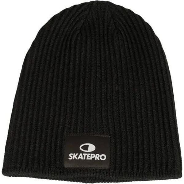 Odzież Beanies unisex SkatePro Long Skate Beanie Czapka - Czarny. Czarna czapki SKATEPRO, bez wzorów. W wyprzedaży za 42,99 zł.