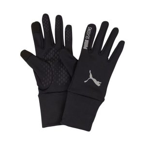 Rękawiczki Puma Season. Czarne rękawiczki Puma, bez wzorów. Za 99,00 zł.