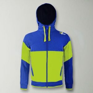 Bluza z kapturem slim z bawełny Playmaker. Niebieskie bluzy ELPLAYER, bez wzorów, z bawełny, z kapturem. W wyprzedaży za 112,50 zł.