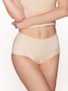 Figi Model BBL 155 Beige - Babell. Brązowe figi Babell, bez wzorów, z bawełny. Za 75,60 zł.