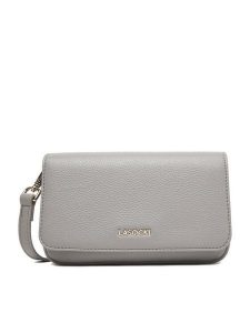 Lasocki Torebka CEO-LSK-L-006-09 Szary. Szare listonoszki Lasocki, bez wzorów, z materiału, bez dodatków. Za 129,99 zł.