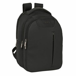 Plecak na laptopa i tableta z wyjściem USB Safta Black Czarny. Czarne plecaki safta. Za 240,95 zł.