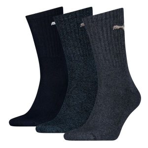 Puma Skarpety Sport Crew 3-Pack 88035503. Niebieskie skarpetki Puma, bez wzorów, z bawełny. Za 47,99 zł.
