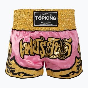 Spodenki treningowe Top King Thai Boxing. Czerwone szorty TOP KING, bez wzorów, sportowe. Za 269,99 zł.