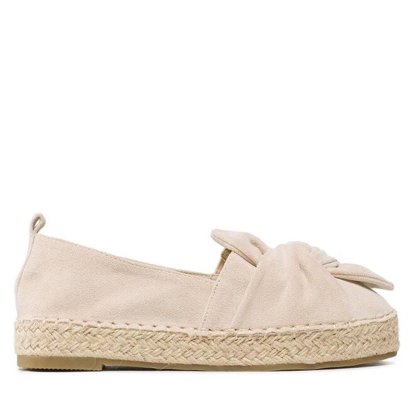 Espadryle DeeZee. Brązowe espadryle DeeZee, bez wzorów, bez obcasa. Za 89,99 zł.