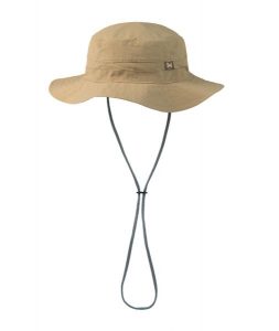 Kapelusz BUFF EXPLORE BOONEY HAT SOLID. Brązowe kapelusze Buff, bez wzorów, z materiału. Za 179,99 zł.