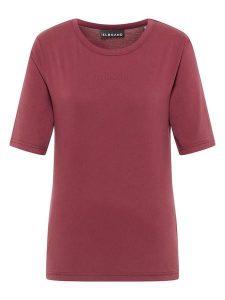 ELBSAND Koszulka "Siva" w kolorze czerwonym rozmiar: M. Czerwone bluzki ELBSAND, m, bez wzorów, bez kołnierzyka, bez ramiączek. Za 73,99 zł.