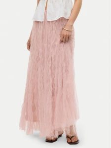 Vero Moda Spódnica tiulowa Caralia 10341582 Różowy Regular Fit. Czerwone spódnice Vero Moda, m, bez wzorów, z syntetyku, maxi. Za 229,99 zł.