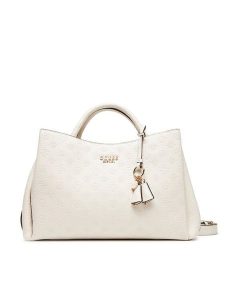 Guess Torebka Phoebe HWPD96 65070 Biały. Białe torebki klasyczne Guess, z aplikacjami, ze skóry, bez dodatków. Za 549,99 zł.