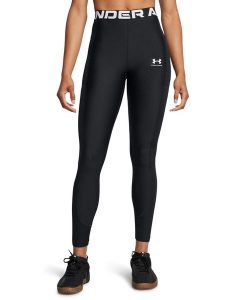 Under Armour Legginsy sportowe w kolorze czarnym rozmiar: L. Czarne legginsy sportowe Under Armour, l, bez wzorów, z materiału, z podwyższonym stanem, outdoorowe. Za 109,00 zł.