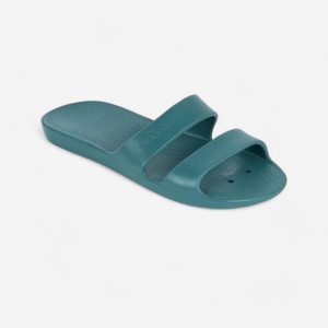 Klapki basenowe damskie Nabaiji 100 Basic. Klapki NABAIJI, bez wzorów, bez obcasa. Za 29,99 zł.