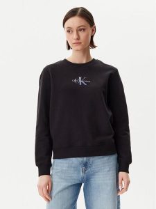 Calvin Klein Jeans Bluza Gradient Monologo J20J225360 Czarny Regular Fit. Czarne bluzy Calvin Klein Jeans, m, bez wzorów, z bawełny, bez kaptura. Za 199,99 zł.