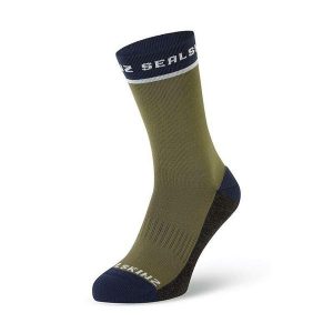 Skarpetki Sealskinz Foxley Active. Zielone skarpetki SEALSKINZ, bez wzorów, z nylonu. Za 165,00 zł.