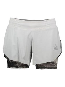 Reebok Szorty sportowe "Combat" w kolorze szarym rozmiar: S. Szare spodenki sportowe Reebok, s, bez wzorów, outdoorowe. Za 149,45 zł.