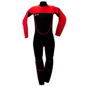 Kombinezon Piankowy Deep Sea dla Kobiet, w Całej Długości - XS. Czerwone kombinezony DEEP SEA, xl, bez wzorów, z materiału, bez kołnierzyka, bez ramiączek, długie. Za 199,00 zł.