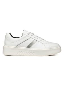Geox Sneakersy w kolorze białym rozmiar: 39. Białe trampki Geox, bez wzorów, bez zapięcia. Za 232,78 zł.