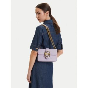 Torebka Just Cavalli. Fioletowe torebki klasyczne Just Cavalli, bez wzorów, bez dodatków. Za 519,99 zł.