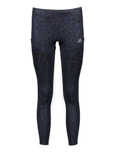 Adidas Legginsy sportowe w kolorze granatowym rozmiar: S. Niebieskie legginsy ADIDAS, bez wzorów, z materiału. Za 180,06 zł.
