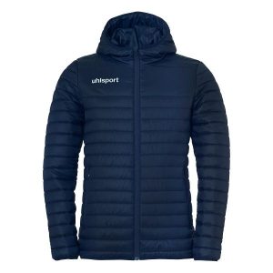 Kurtka z kapturem Uhlsport Essential Ultra Lite. Czarne kurtki Uhlsport, bez wzorów, z kapturem. W wyprzedaży za 341,50 zł.