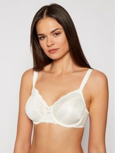 Triumph Biustonosz z fiszbiną Ladyform Soft 10166306 Beżowy. Brązowe biustonosze Triumph, bez wzorów, z syntetyku. Za 130,00 zł.