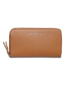 Victor & Hugo Paris Skórzany portfel "Kaya" w kolorze karmelowym - 19,5 x 10,5 cm rozmiar: onesize. Brązowe portfele Victor & Hugo Paris, bez wzorów, z materiału. Za 160,70 zł.