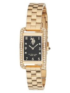 U.S. Polo Assn. Zegarek kwarcowy w kolorze złoto-czarnym rozmiar: onesize. Czarne, analogowe zegarki U.S. Polo Assn. Za 260,99 zł.