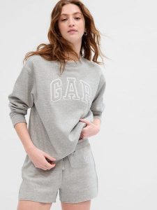 GAP Bluza w kolorze szarym rozmiar: XS. Szare bluzy GAP, xs, bez wzorów, bez kaptura. Za 79,03 zł.