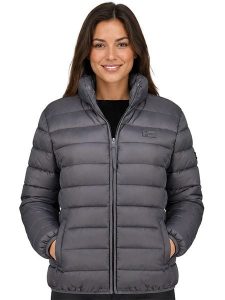 Geographical Norway Kurtka pikowana "Atichoko" w kolorze ciemnoszarym rozmiar: XXL. Szare kurtki Geographical Norway, xxl, bez wzorów, bez kaptura. Za 136,45 zł.