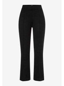 More & More Spodnie w kolorze czarnym rozmiar: 42. Czarne spodnie z wysokim stanem More & More, bez wzorów, z materiału, z podwyższonym stanem. Za 134,85 zł.