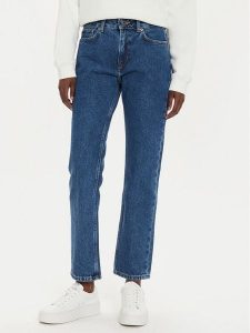 Pepe Jeans Jeansy PL204730 Granatowy Straight Fit. Niebieskie jeansy Pepe Jeans, bez wzorów, z bawełny. Za 359,99 zł.