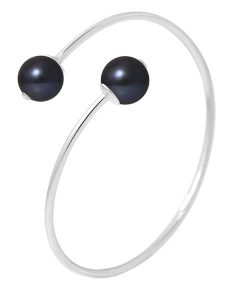 Pearl Addict Srebrna bransoletka z perłami rozmiar: onesize. Czarne bransoletki Pearl Addict, z perłą, srebrne. Za 304,99 zł.