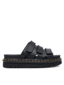 Dr. Martens Klapki Raine DM40522001 Czarny. Czarne klapki Dr. Martens, bez wzorów, ze skóry, bez obcasa. Za 336,18 zł.