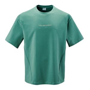 Koszulka boulderingowa Oversized Volumes. Brązowe bluzki FELSENFEST, bez wzorów, z bawełny, sportowe, bez kołnierzyka, bez ramiączek. Za 159,99 zł.