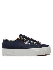 Superga Tenisówki Multicolor Beads 2740 S4131FW Granatowy. Niebieskie trampki Superga, bez wzorów, z materiału, bez zapięcia. Za 329,99 zł.
