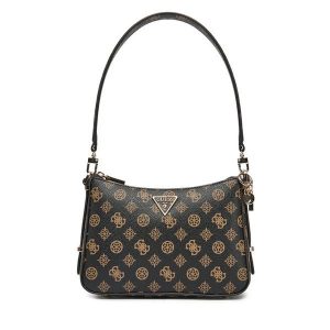 Torebka Guess. Brązowe torebki klasyczne Guess, z aplikacjami, bez dodatków. Za 289,99 zł.