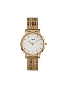 Timex Zegarek Transcend TW2Y10300 Złoty. Żółte, analogowe zegarki Timex. Za 419,99 zł.