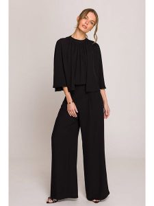 Stylove Kombinezon w kolorze czarnym rozmiar: L. Czarne kombinezony Stylove, l, bez wzorów, bez kołnierzyka, bez ramiączek. Za 263,53 zł.